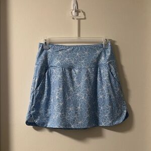 Puma Blue Floral Skort